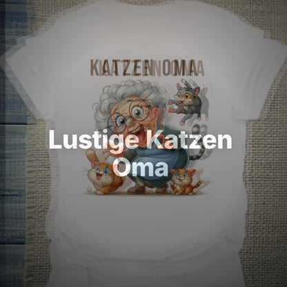 Lustige Katzen Oma - T-Shirt – Clean Showcase