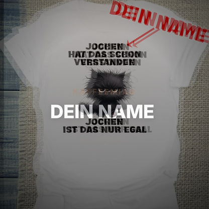 DEIN NAME - Nur egal - T-Shirt – Clean Showcase