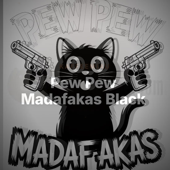 Pew Pew Madafakas Black - T-Shirt – Clean Showcase