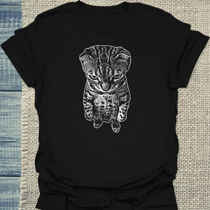 T-Shirt - Bengal Black and White - Unisex - Katze Schwarz