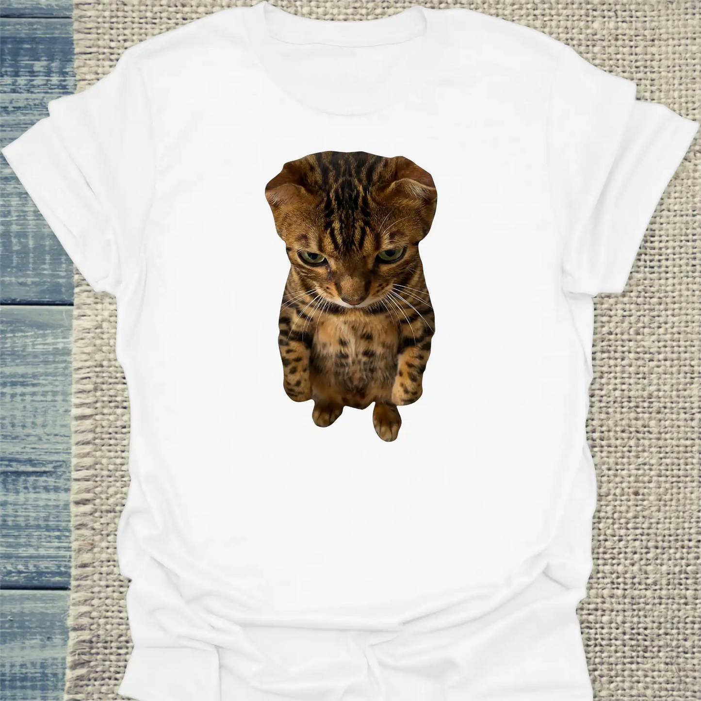 T-Shirt - Bengal Sweetness - Unisex - Katze Weiß