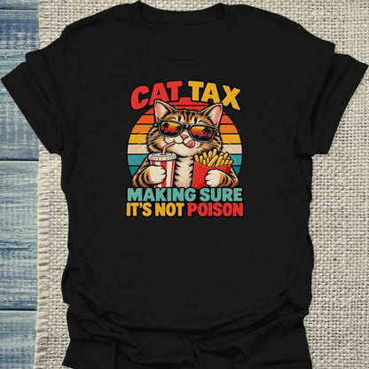 T-Shirt - Cat Tax - Unisex - Katze Schwarz