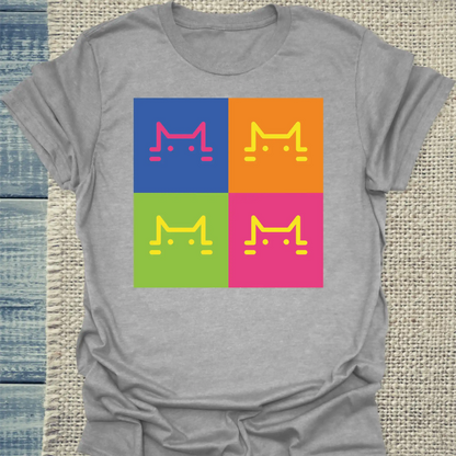 T-Shirt - Catified - Unisex - Katze Grau
