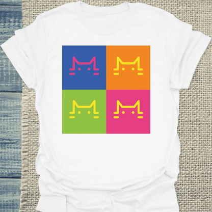 T-Shirt - Catified - Unisex - Katze Weiß