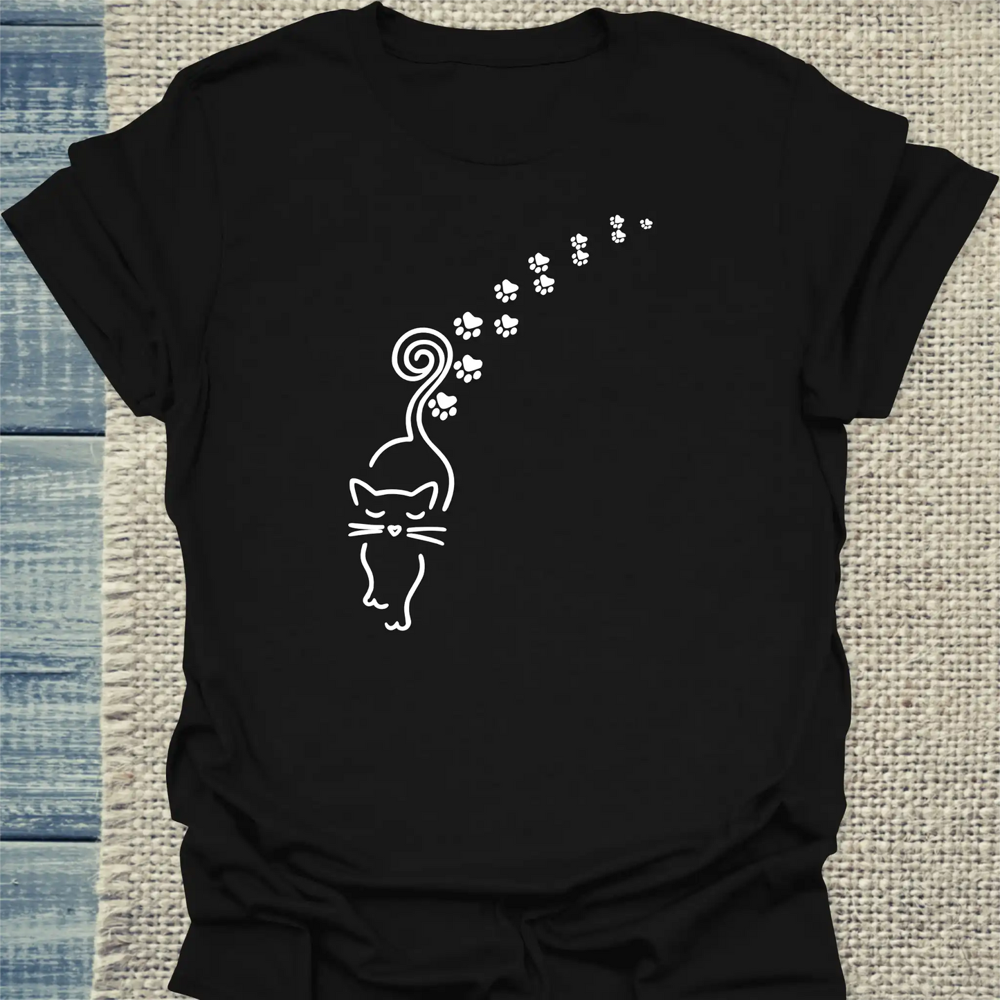 T-Shirt - Catwalk - Unisex - Katze Schwarz