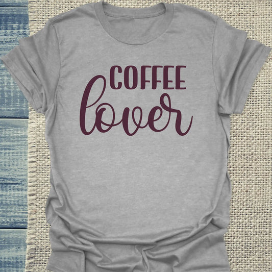 T-Shirt - Coffee lover - Unisex - Kaffee Grau