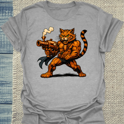 T-Shirt - Der Bohnenheld - Superpfoten - Unisex - Superpfoten Grau