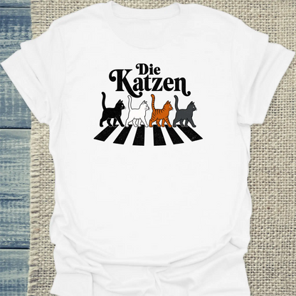 T-Shirt - Die Katzen - Unisex - Katze Weiß