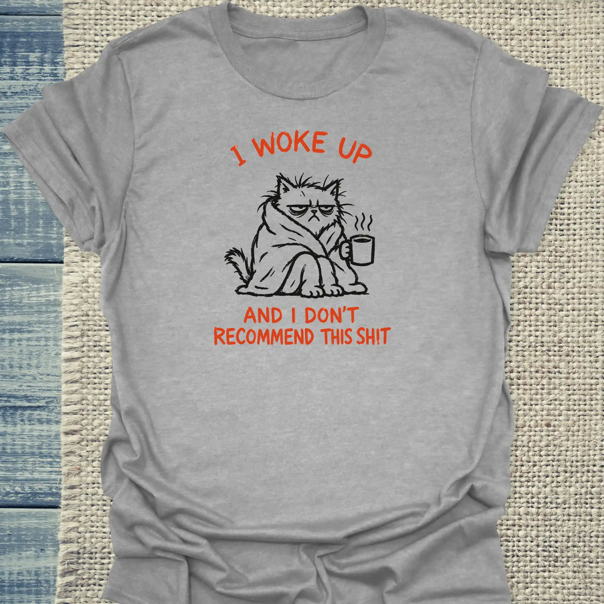 T-Shirt - Don't recommend - Unisex - Katze Grau