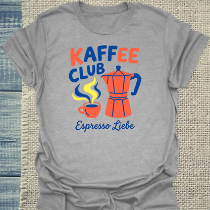 T-Shirt - Espresso Liebe - Unisex - Kaffee Grau