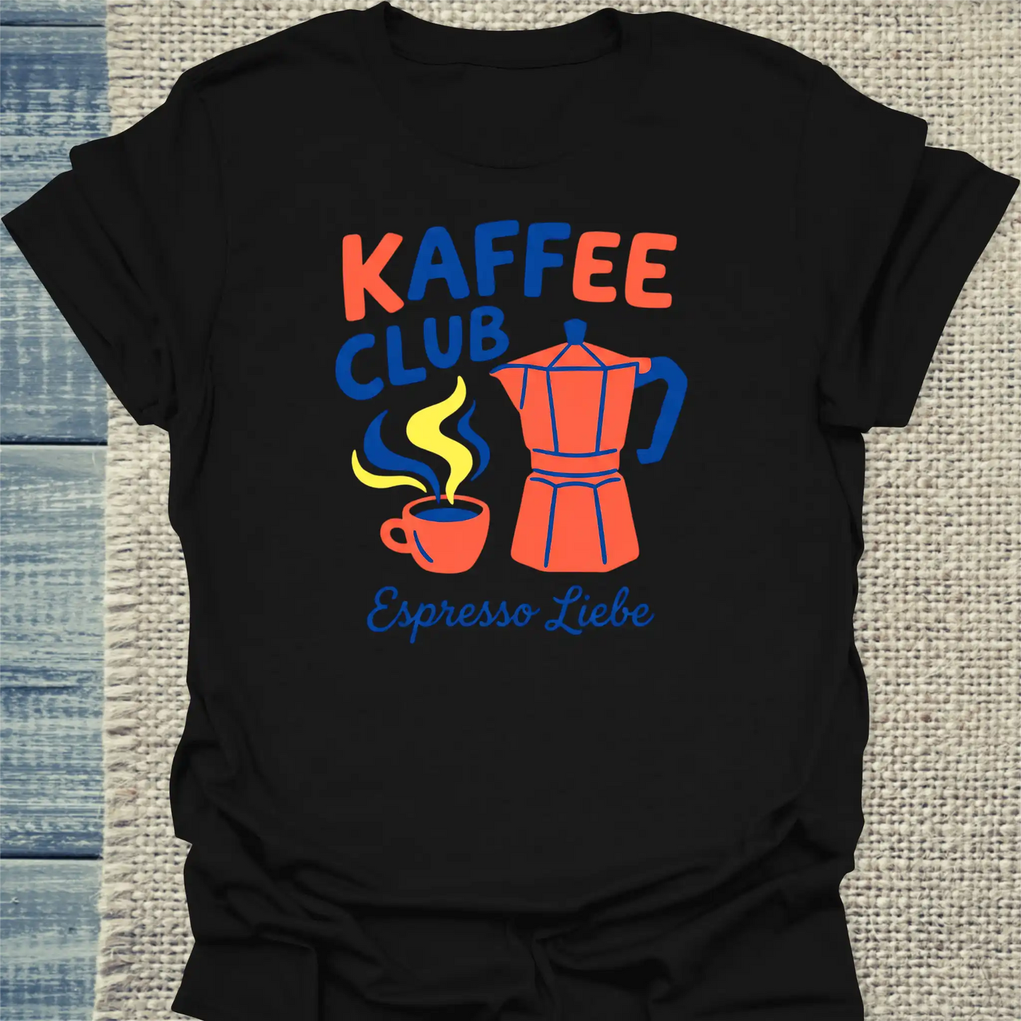T-Shirt - Espresso Liebe - Unisex - Kaffee Schwarz
