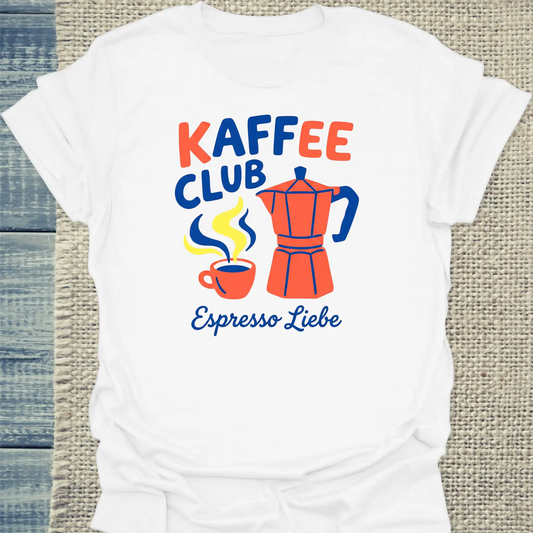 T-Shirt - Espresso Liebe - Unisex - Kaffee Weiß