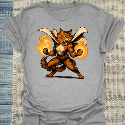 T-Shirt - FilterFeline - Superpfoten - Unisex - Superpfoten Grau