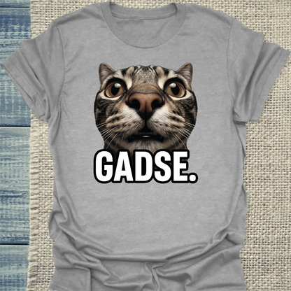 T-Shirt - GADSE - Unisex - Katze Grau