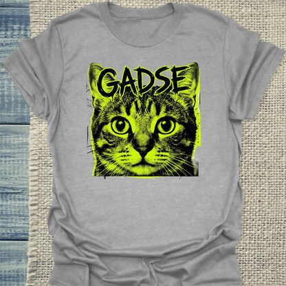 T-Shirt - GADSE - Streetwear - Unisex - Katze Grau