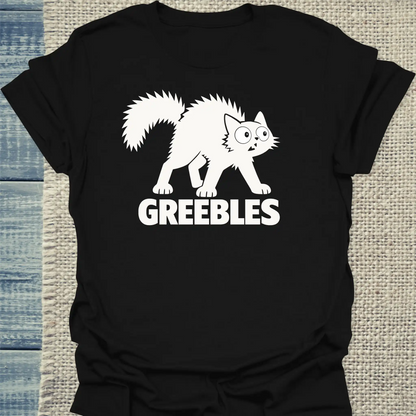 T-Shirt - Greebles - Unisex - Katze Schwarz