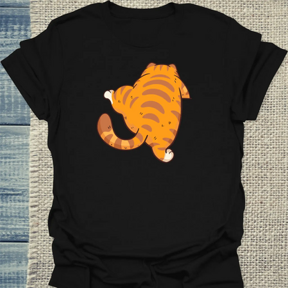 T-Shirt - Ich schaff das - Unisex - Katze, Orange Schwarz