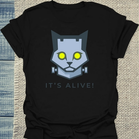 T-Shirt - Its Alive! - Unisex - Katze Schwarz