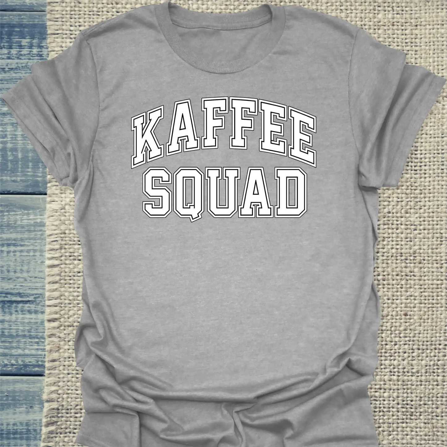 T-Shirt - Kaffee Squad - Unisex - Kaffee Grau