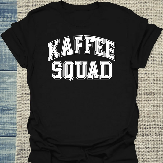 T-Shirt - Kaffee Squad - Unisex - Kaffee Schwarz