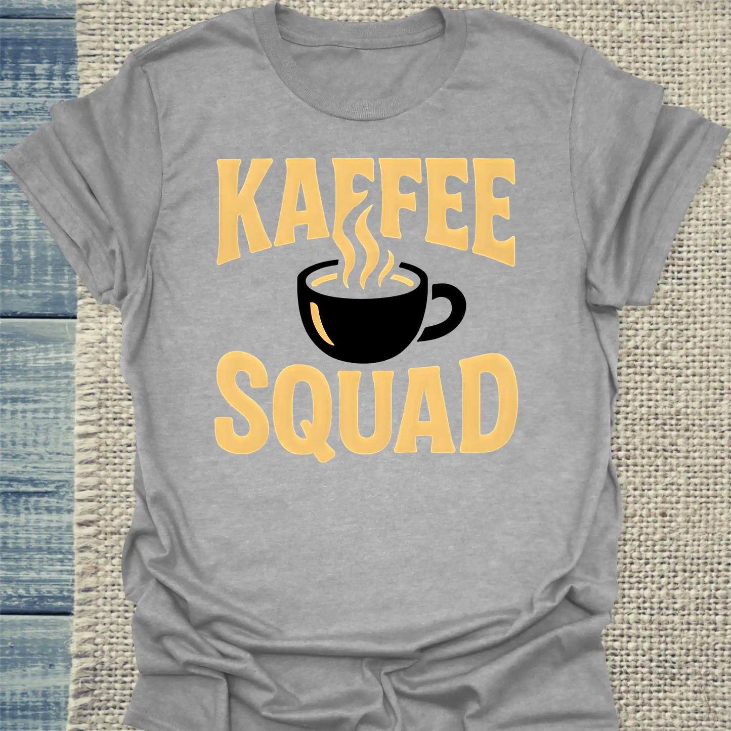 T-Shirt - Kaffee Squad - Tasse - Unisex - Kaffee Grau