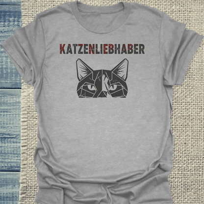 T-Shirt - Katzenliebhaber - Unisex - Katze Grau