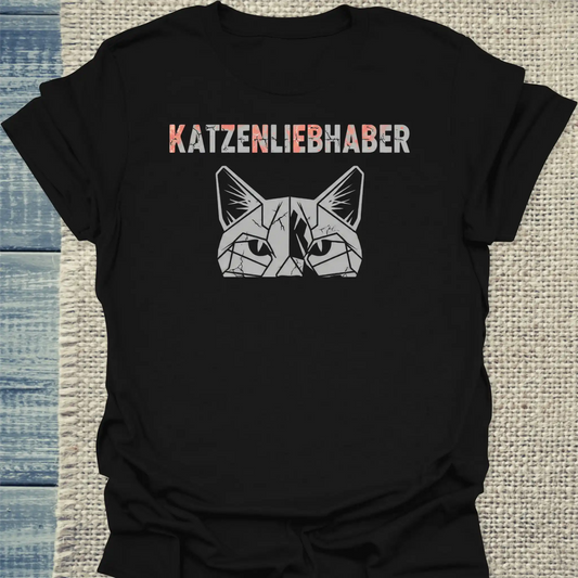 T-Shirt - Katzenliebhaber - Unisex - Katze Schwarz