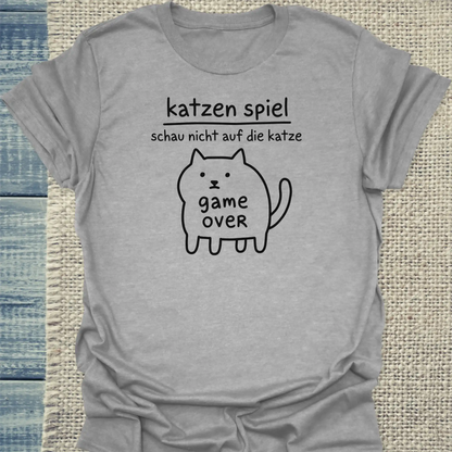 T-Shirt - katzenspiel - Unisex - Katze Grau