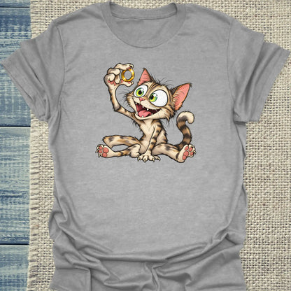 T-Shirt - Mein Schatz - Unisex - Katze Grau