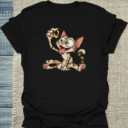 T-Shirt - Mein Schatz - Unisex - Katze Schwarz