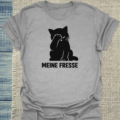 T-Shirt - Meine Fresse - Unisex - Katze Grau