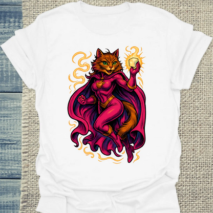 T-Shirt - Miss Sweet - Superpfoten - Unisex - Superpfoten Weiß