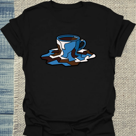 T-Shirt - Modern Coffee - Unisex - Kaffee Schwarz