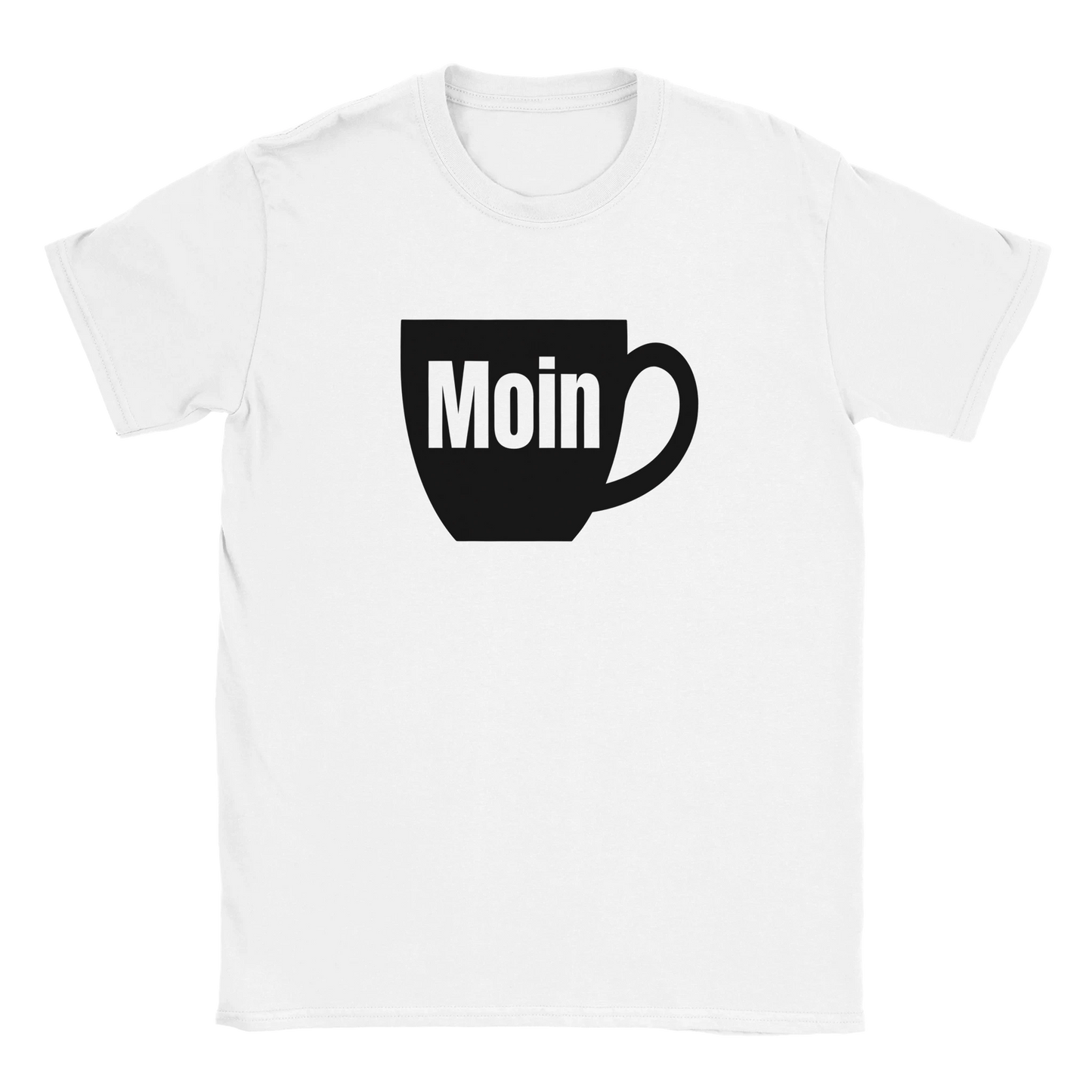 T-Shirt - Moin - Unisex - Kaffee Weiß