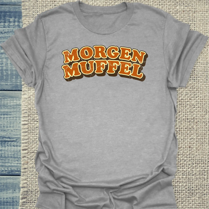 T-Shirt - Morgen Muffel - Unisex - Katze Grau