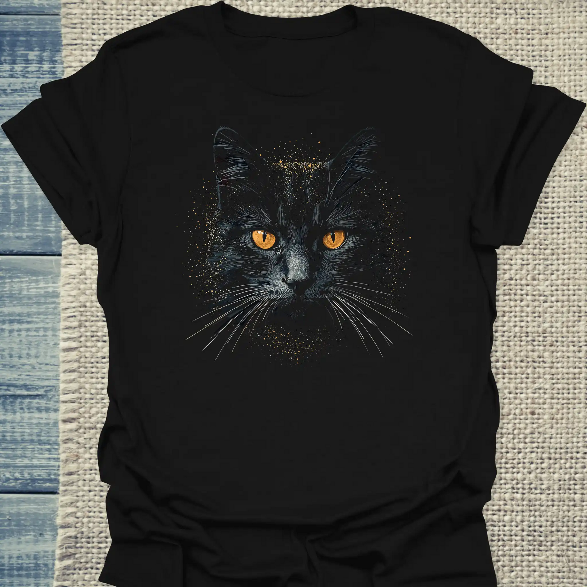 T-Shirt - Mystic Cat - Unisex - Katze Schwarz
