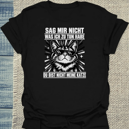 T-Shirt - Nicht meine Katze - Unisex - Katze Schwarz