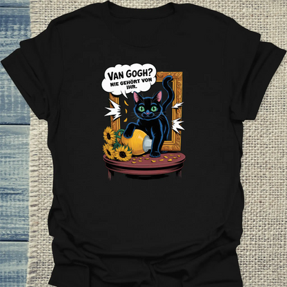 T-Shirt - Nie gehört - Unisex - Katze Schwarz