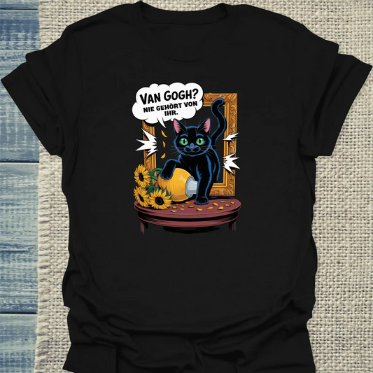 T-Shirt - Nie gehört - Unisex - Katze Schwarz