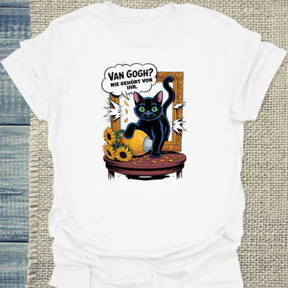 T-Shirt - Nie gehört - Unisex - Katze Weiß