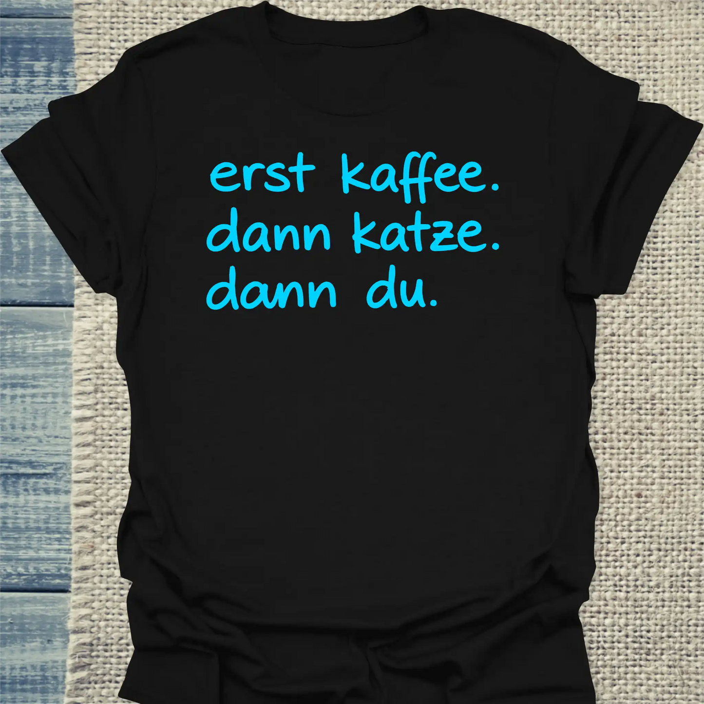 T-Shirt - Offizielles Katzen Personal - Unisex - Katze Schwarz