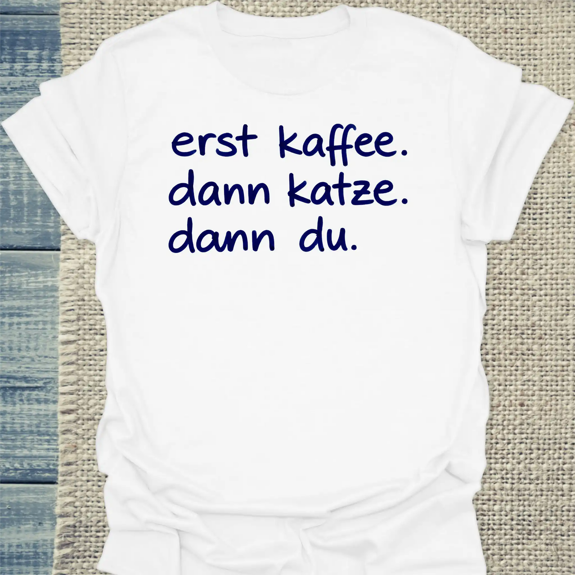 T-Shirt - Offizielles Katzen Personal - Unisex - Katze Weiß