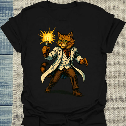 T-Shirt - Professor Schnurrfekt - Superpfoten - Unisex - Superpfoten Schwarz