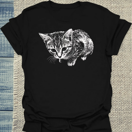 T-Shirt - Sweet Kitten - Unisex - Katze Schwarz