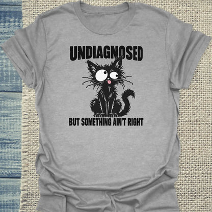 T-Shirt - Undiagnosed - Unisex - Katze Grau