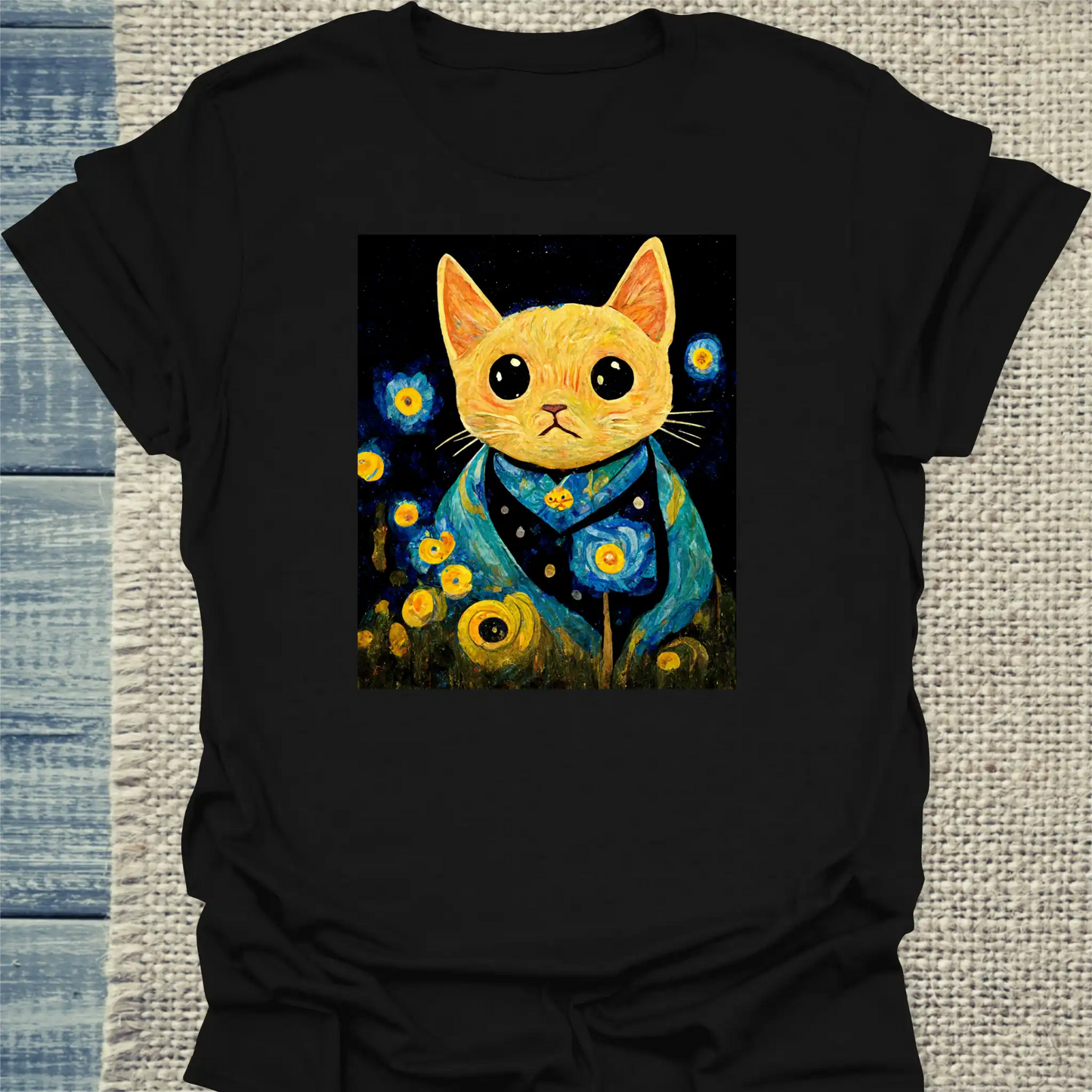 T-Shirt - Van Cat - Unisex - Katze Schwarz