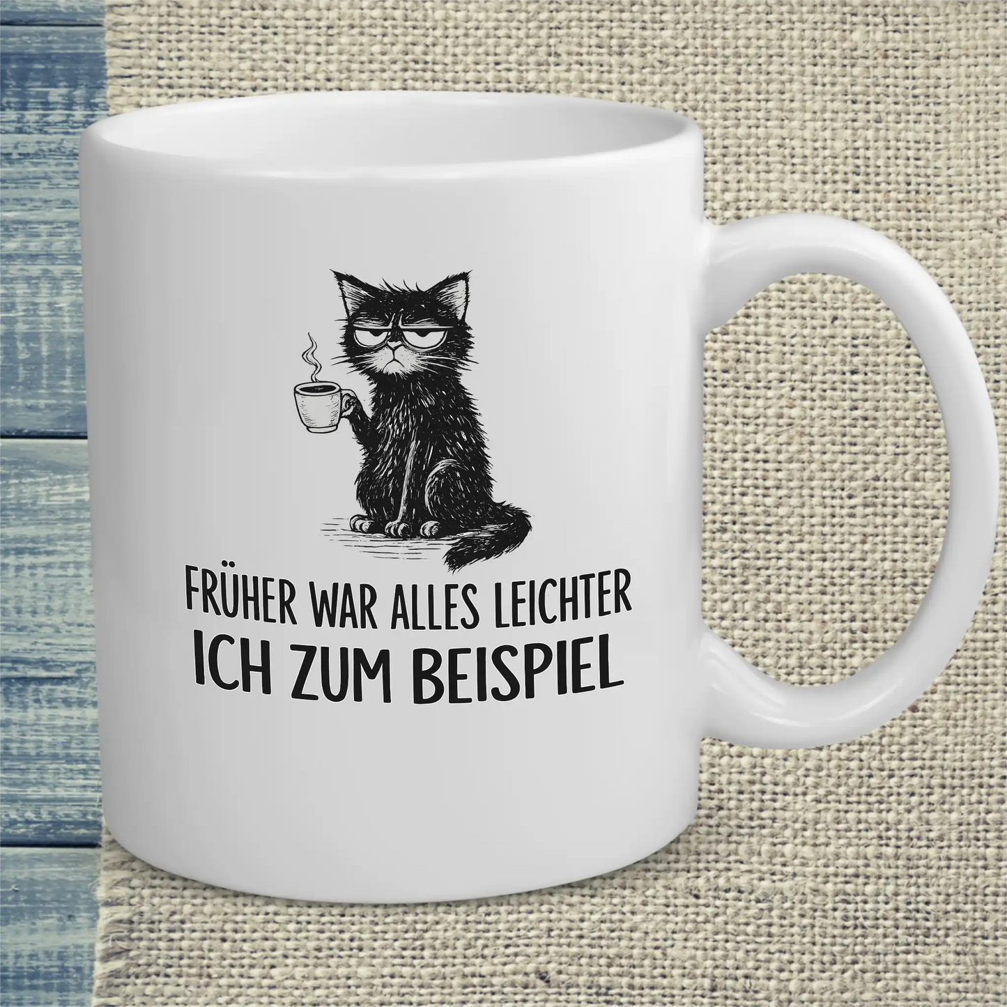 Tasse 325ml - Alles Leichter - Kaffee & Katze