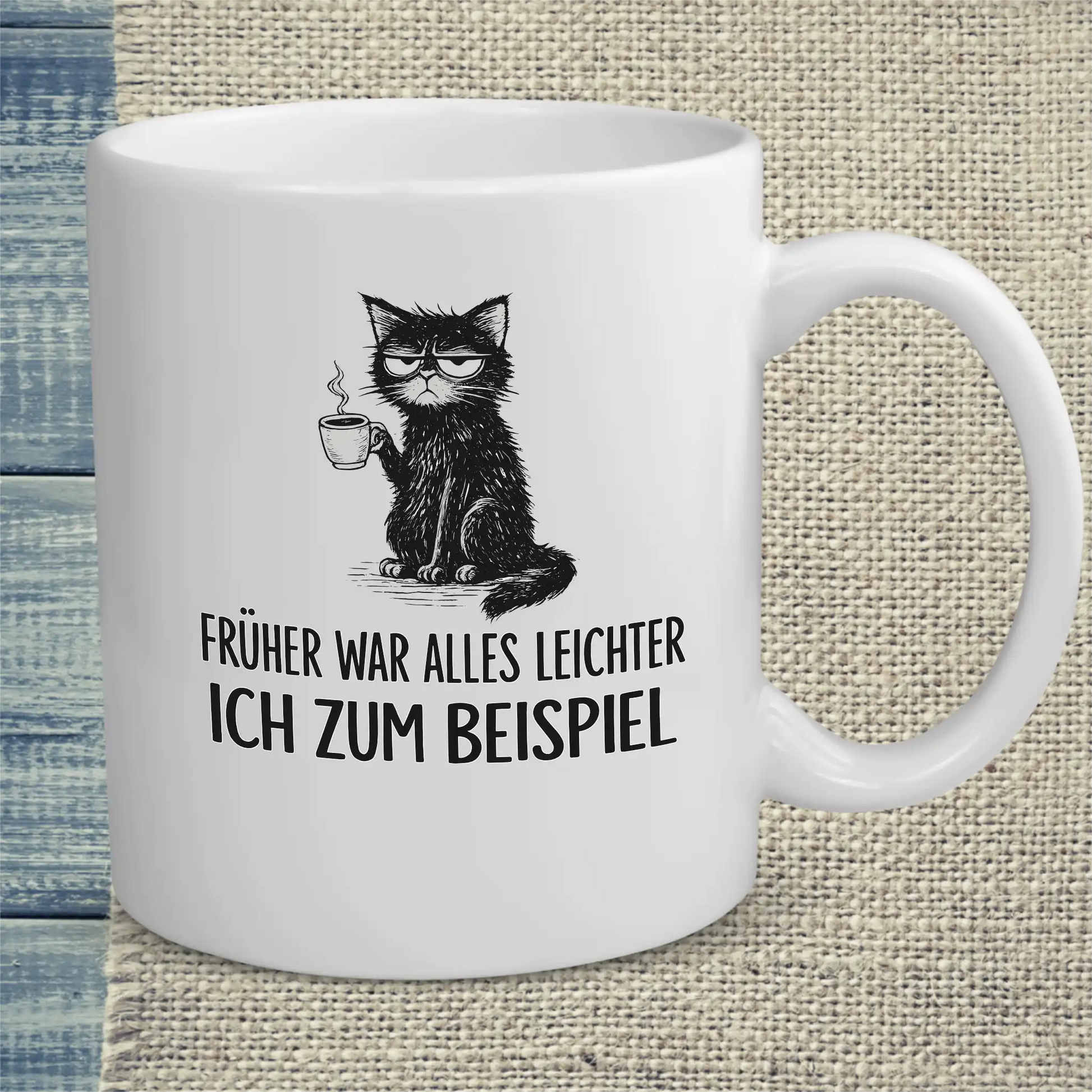 Tasse 325ml - Alles Leichter - Kaffee & Katze