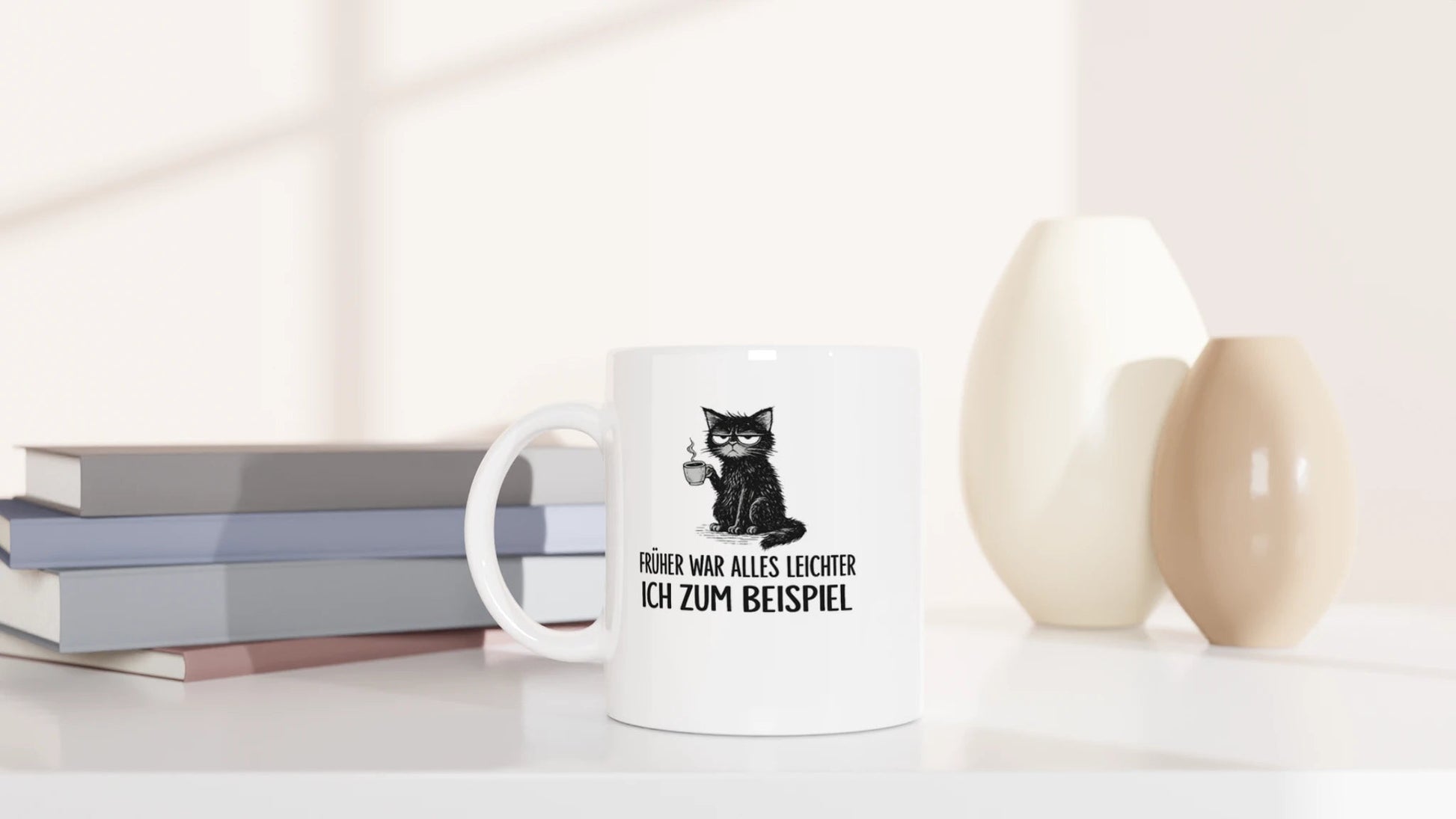 Tasse 325ml - Alles Leichter - Kaffee & Katze