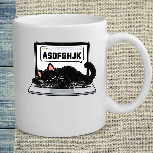 Tasse 325ml - ASDFGHJK - Katze